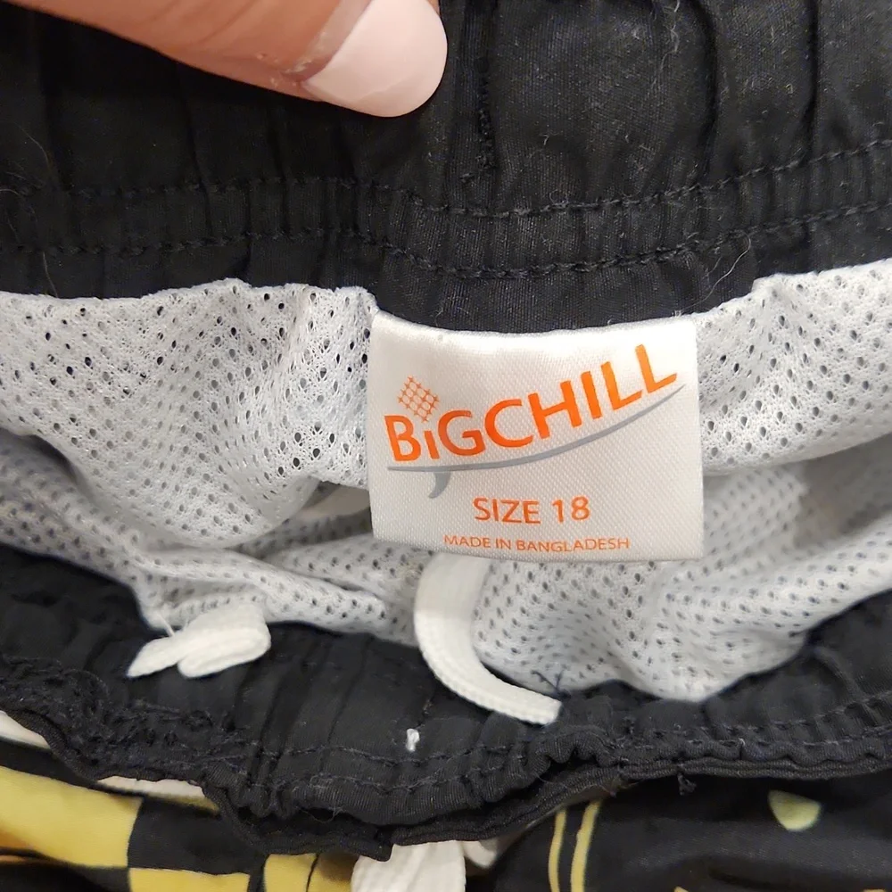 NWOT Big Chill Boys Swim Trunks size 18